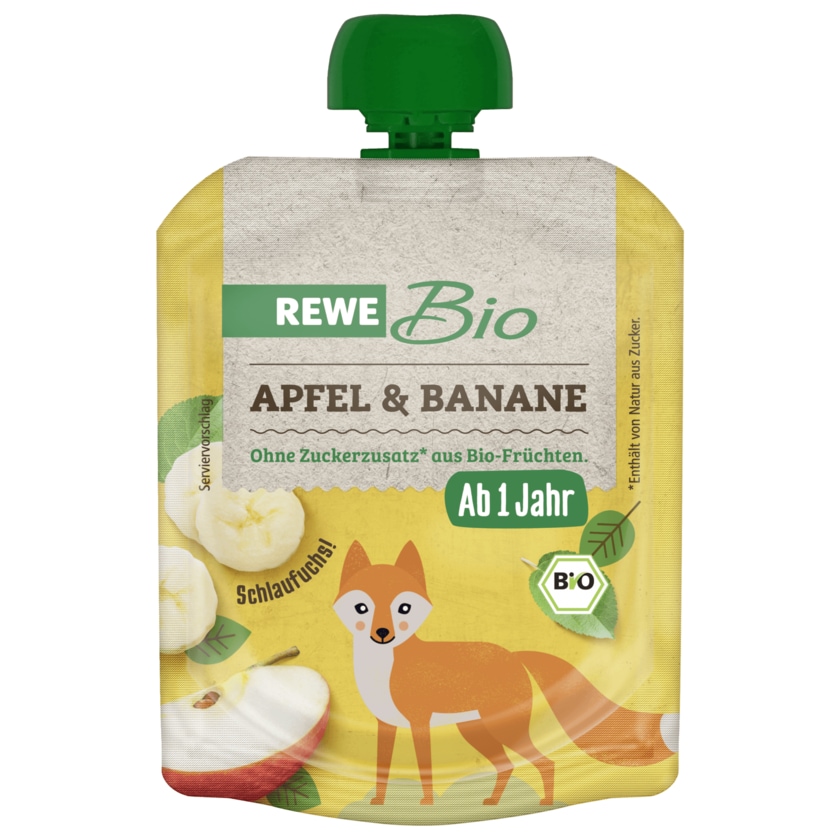 REWE Bio Apfel Banane 90g
